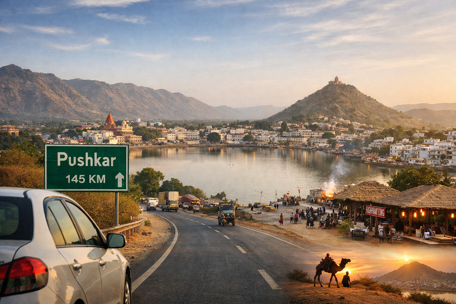 Jaipur to Pushkar Distance