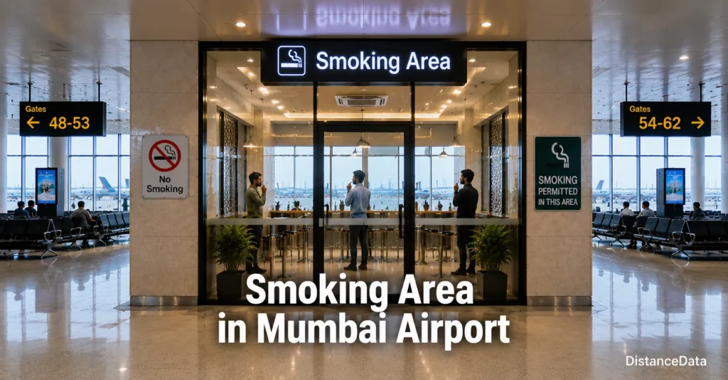 Smoking Area in Mumbai Airport – Chhatrapati Shivaji Maharaj International Airport (CSMIA)