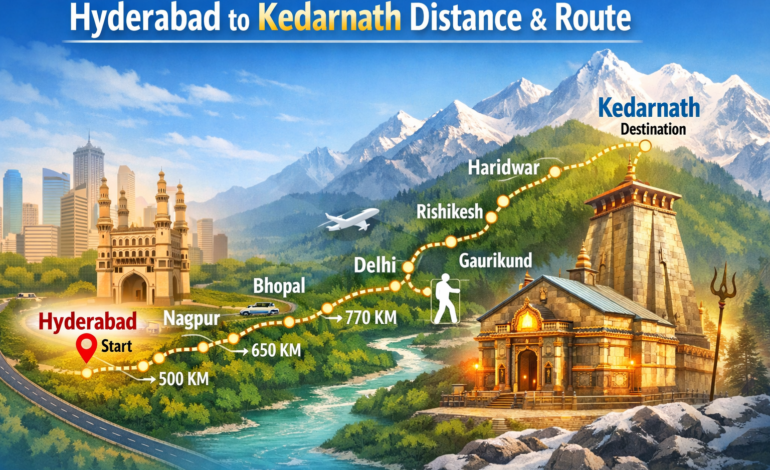 Hyderabad to Kedarnath Distance & Route by Car, Bus, Train, Flight with Budget Plan