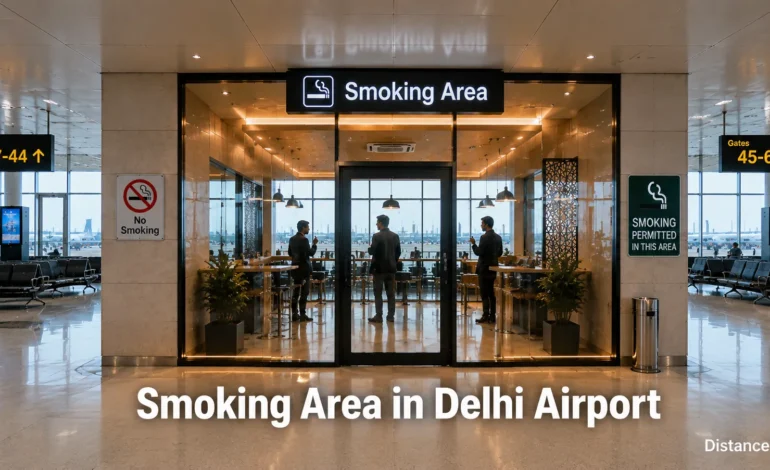 Smoking Area in Delhi Airport – Delhi’s Indira Gandhi International Airport (DEL)
